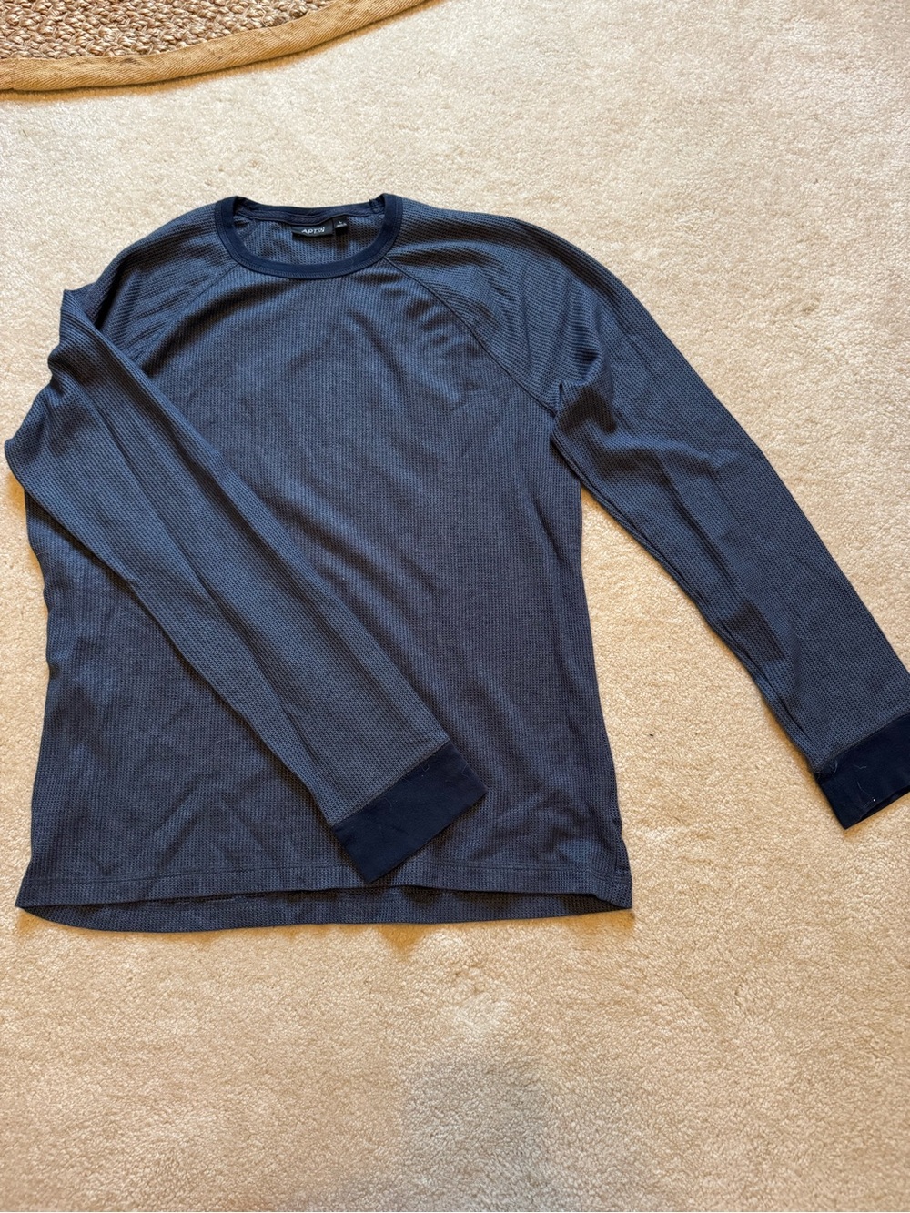 Apt. 9 Men's Dark Navy Long-Sleeve Thermal Tee